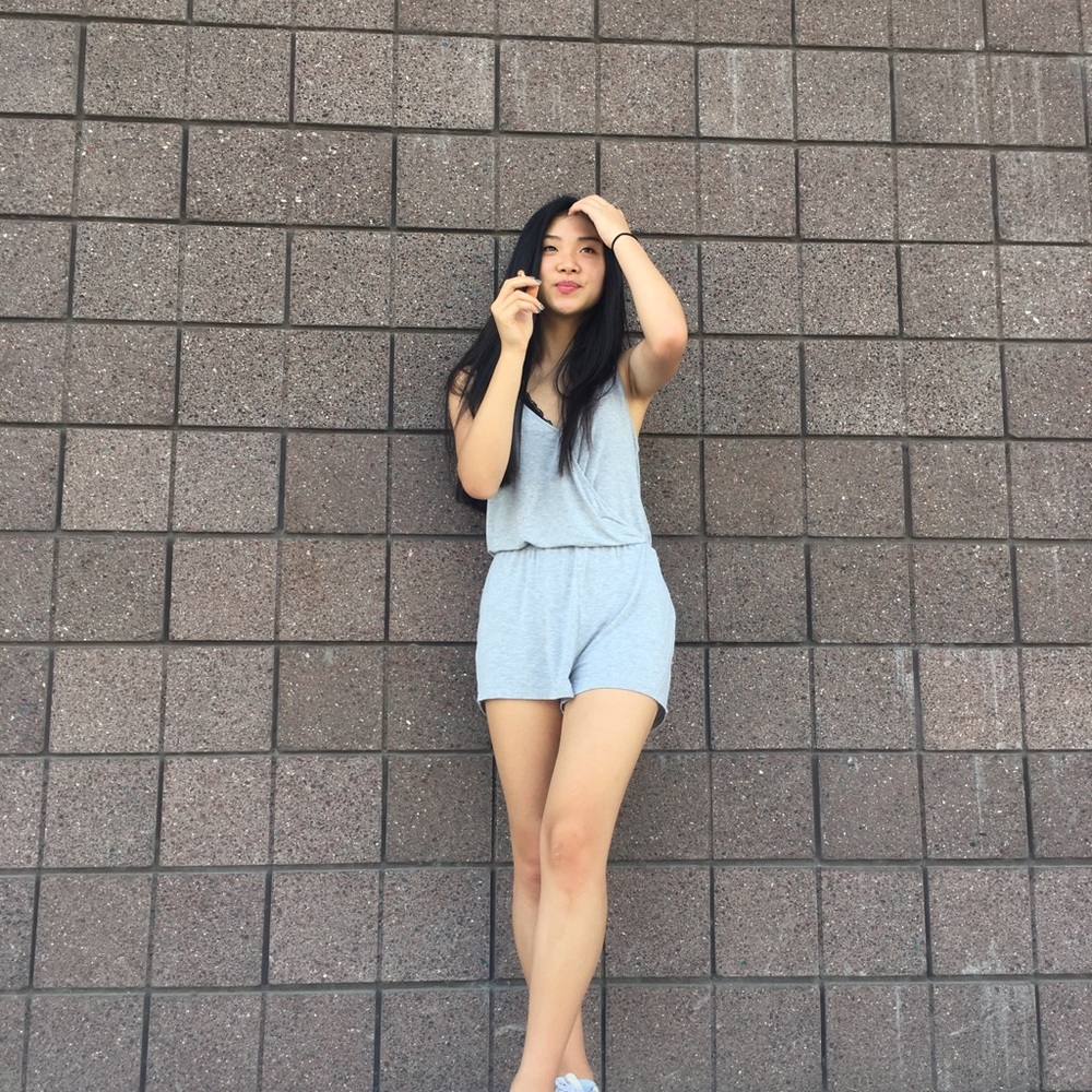 Grey romper